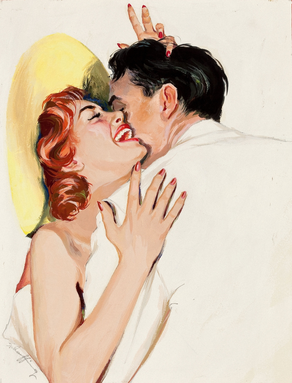 Laughing Couple Jim Schaeffing, c.1950